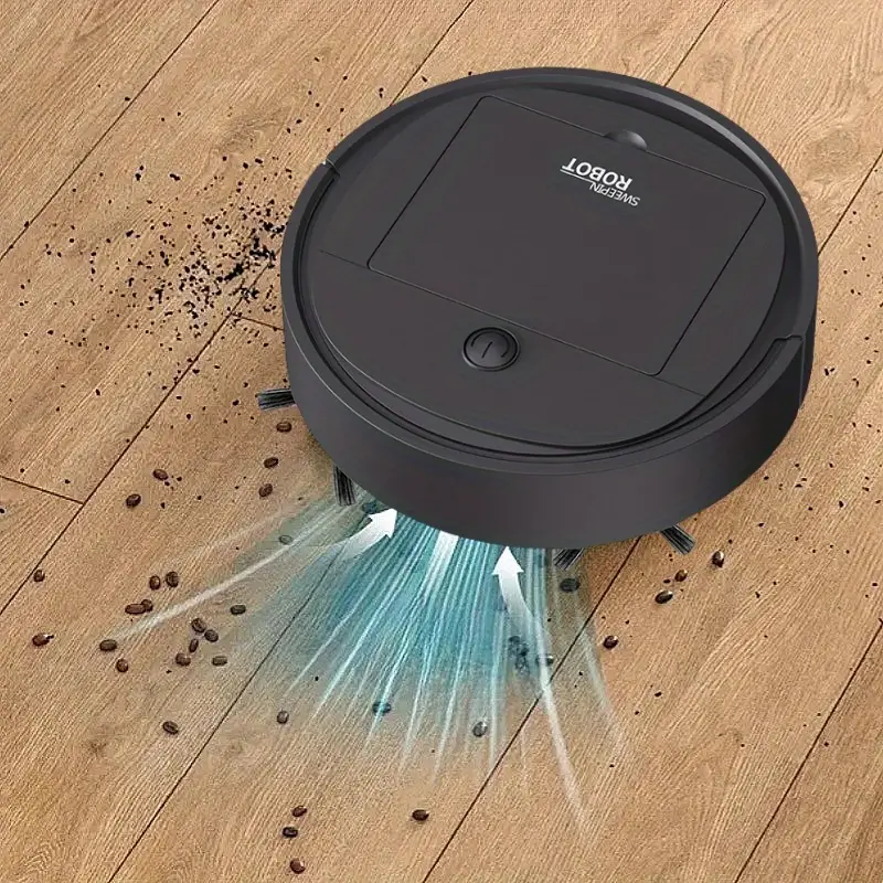 Smart Robot Vacuum Cleaner and Mop Combo, USB Rechargeable, Strong Suction Power, 60-Minute Runtime, Slim Low-Noise Design, Suitable for Pet Hair, Hard Floors & Daily Cleaning, Auto Directional Mopping, Pet Hair Cleaning Solution | Robotic Vacuum
